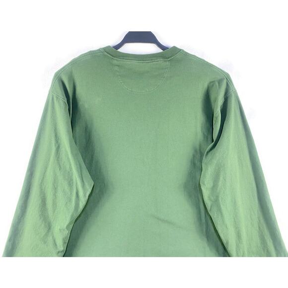 Duluth Trading Company Pullover Longtail Shirt Men's Large Long Sleeve Green - Picture 7 of 7